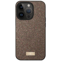SULADA eleganten ovitek z bleščicami za iPhone 16 Pro - rjav