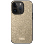 SULADA eleganten ovitek z bleščicami za iPhone 16 Pro - zlat