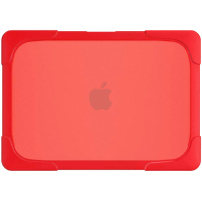 Udarno odporen ovitek z odklopnimi nogicami za MacBook Pro 16" (A2141) - rdeč