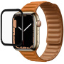 Kaljeno steklo s črnim okvirjem za Apple uro 45 mm