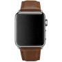 CRAZY HORSE Pašček iz PU usnja za Apple uro 42mm / 41mm / 40mm / 38mm - rjav