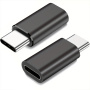 Adapter lightning female do male USB-C - črna