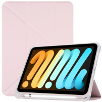 Etui s origami stojalom in prostorom za Apple Pencil za iPad mini 6 / mini 7 - roza