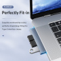 ORICO AH-W13 3-v-1 hub - 2x USB-A 2.0 / USB-A 3.0 na USB-C - siv
