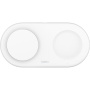 BELKIN BOOST CHARGE PRO Qi2 2-v-1 magnetna polnilna podloga za iPhone / AirPods - bela