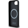 Oracle Red Bull Racing Carbon Shiny Logo ovitek z MagSafe za iPhone 16e / 17e - črn