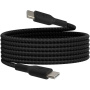 BELKIN Boost Charge Braided pleten polnilni in podatkovni kabel - USB-C na USB-C - 2 m - črn