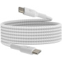 BELKIN Boost Charge Braided pleten polnilni in podatkovni kabel - USB-C na USB-C - 2 m - bel