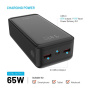 FIXED Zen2 30 Plus powerbanka s priključki USB-C / 2x USB-A – 30.000 mAh – črna