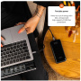 FIXED Zen2 30 Plus powerbanka s priključki USB-C / 2x USB-A – 30.000 mAh – črna