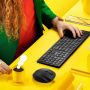 Niceboy Office K30 brezžična tipkovnica - CZ/SK - črna