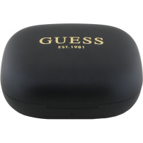 Guess Satin Classic Logo OWS brezžične slušalke - črna