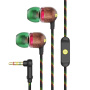 Slušalke House of Marley Smile Jamaica s 3,5 mm priključkom – temno rjava