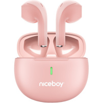 Brezžične slušalke Niceboy HIVE Beans Pop - roza