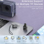 Yesido GS19 mini redukcija z bralnikom kartic - reža za TF kartico na USB-C - temno siva