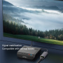 T30B 2-v-1 ethernetni adapter - RJ45 na USB-C / USB-A - siv
