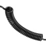USAMS US-CC167 set avto polnilnika s priključki USB-C / USB-A in kabla USB-C - 60W - 1 m - črna