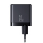 JOYROOM JR-TCN03 polnilni adapter s 4x USB-A priključki - 24W - črn