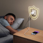 USAMS US-CC180 GaN hitri polnilni adapter z 2x USB-C / USB-A priključki - 65W - črn