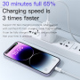 TOTUDESIGN HC-1 hitri polnilni adapter z USB-C priključkom - 20W - bel