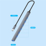 ADS-303C 7-v-1 hub – 7x USB-A na USB-C – siv