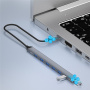 ADS-303C 7-v-1 hub – 7x USB-A na USB-C – siv