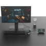 ONTEN UC123 5v1 hub - HDMI / USB-C / 3x USB-A na USB-C - petrolejno zelen