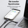 Yesido GS28 mini polnilni in podatkovni adapter - Lightning na USB-C - črna