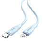 USAMS US-SJ717 polnilni in podatkovni kabel - USB-C na Lightning - 1 m - bel