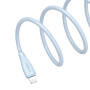 USAMS US-SJ717 polnilni in podatkovni kabel - USB-C na Lightning - 1 m - bel