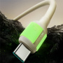 JOYROOM S-A53 polnilni in podatkovni kabel - USB-C na USB-C - 2 m - bež
