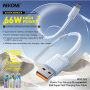 WEKOME WDC-52a polnilni in podatkovni kabel - USB-A na USB-C - 1 m - črn