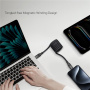 MOMAX Mag.Link magnetni polnilni in podatkovni kabel - USB-C na USB-C - 1 m - črn