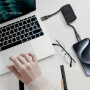 MOMAX Mag.Link magnetni polnilni in podatkovni kabel - USB-C na USB-C - 2 m - črn