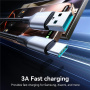 JOYROOM S-A28 pleten polnilni in podatkovni kabel - USB-A na USB-C - 2 m - bel