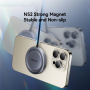 ESSAGER ES-WC11 Qi2 brezžični MagSafe polnilec za iPhone / AirPods - 15W - temno siv