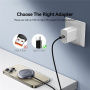 ESSAGER ES-WC11 Qi2 brezžični MagSafe polnilec za iPhone / AirPods - 15W - temno siv