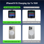 DUZZONA W18 Qi2 brezžični MagSafe polnilec za iPhone - 15W - bela