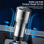 ESSAGER ES-CC14 avtopolnilec s priključki USB-C / USB-A / Lightning - 45W - siv