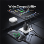 USAMS CC264 komplet adapterja z USB-C priključkom in integriranim USB-C kablom - 30W - 1,2 m - temno siv