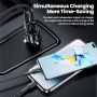 Toocki TQ-CC25A avto polnilec z USB-C / USB-A priključki - 60W - črna