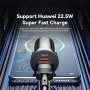ESSAGER ES-CC12 avto polnilec z USB-C / USB-A priključki - 30W - črn