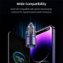 USAMS US-CC176 avto polnilec z USB-C / USB-A priključki - 95W - črn