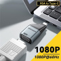 ESSAGER ES-OTG22 video redukcija - VGA na USB-C - temno siva