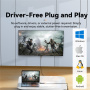 ESSAGER ES-OTG22 video redukcija - VGA na USB-C - temno siva