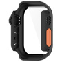 Etui v stilu Watch Ultra s kaljenim steklom za Apple Watch 42mm (Series 10 / 11) - črno
