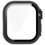 Etui v stilu Watch Ultra s kaljenim steklom za Apple Watch 42mm (Series 10 / 11) - črno