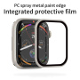 Rurihai kaljeno steklo s plastičnim okvirjem za Apple Watch 40mm - starlight