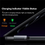 ESSAGER ES-X69 pleten kabel za polnjenje - USB-C na MagSafe 3 za MacBook - 1 m - temno siv