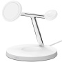 Belkin BOOST CHARGE™ PRO MagSafe 3v1 (Qi2) polnilna postaja za iPhone / Apple Ura / AirPods - bela